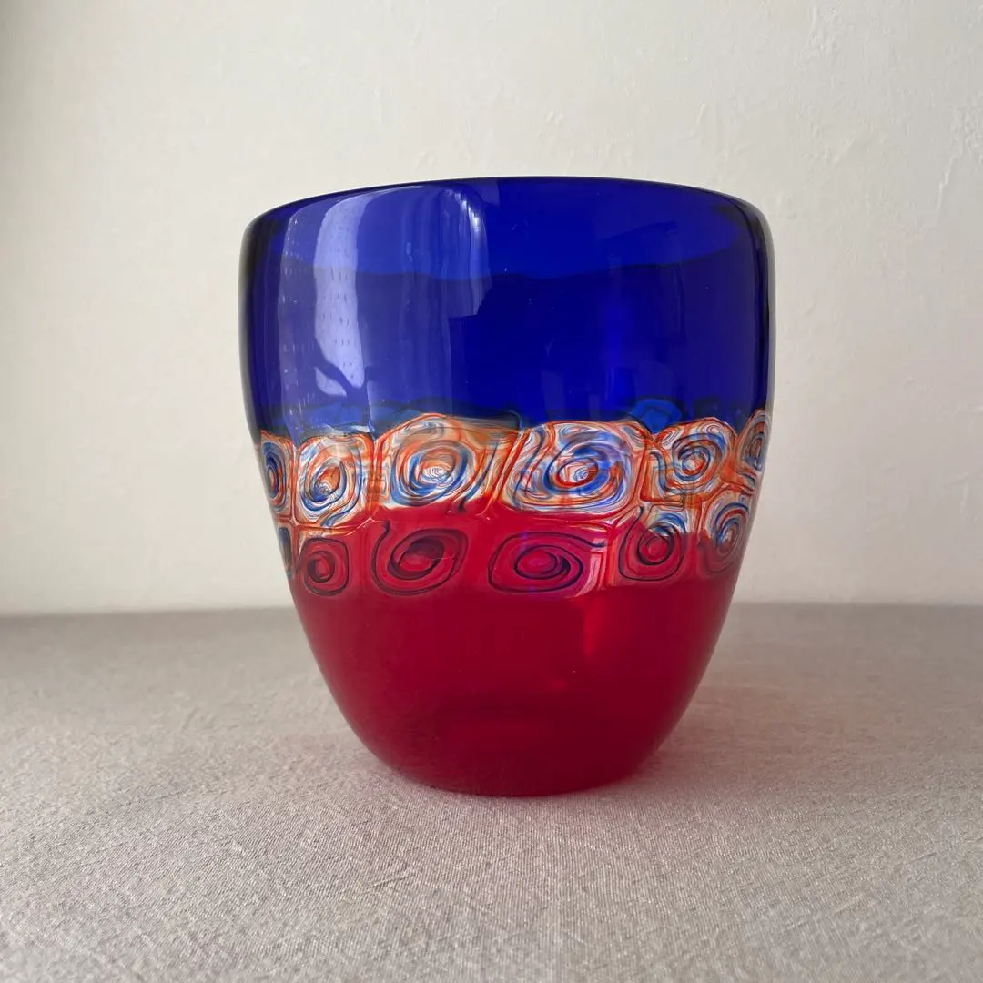 Thumbnail of Venetian glass Murano Adriano Dalla flower vase