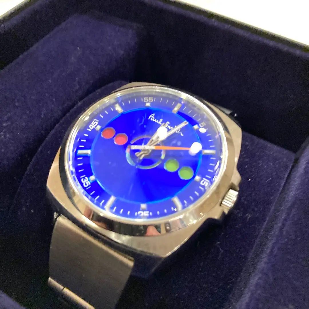 Paul Smith メンズ 時計 WR.10BAR シルバー ファイブアイズ Paul Smith 腕時計 ファイブアイズ