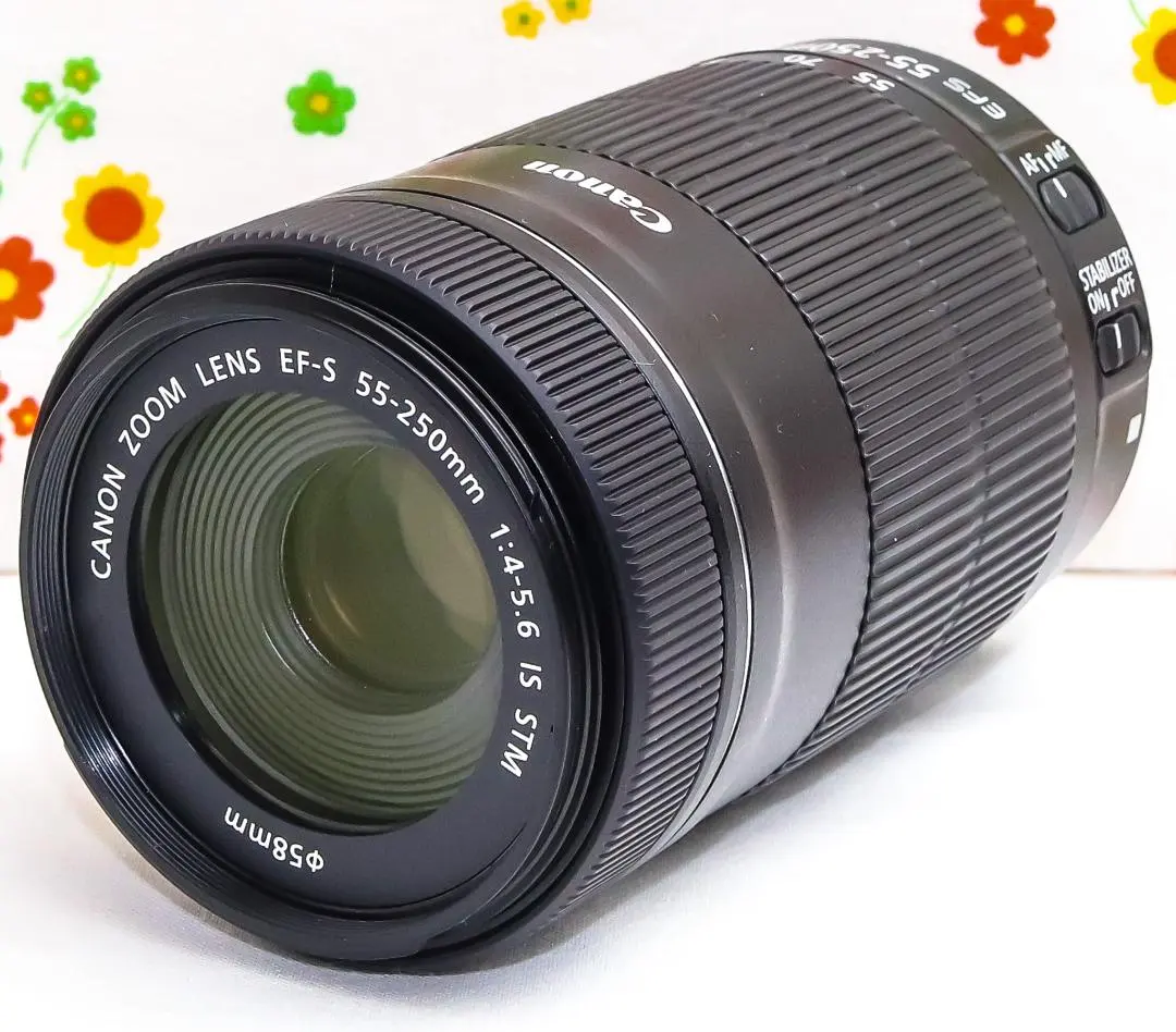 Thumbnail of Excellent condition ☆ Canon EF-S 55-250mm IS STM ☆ Super quiet telephoto lens