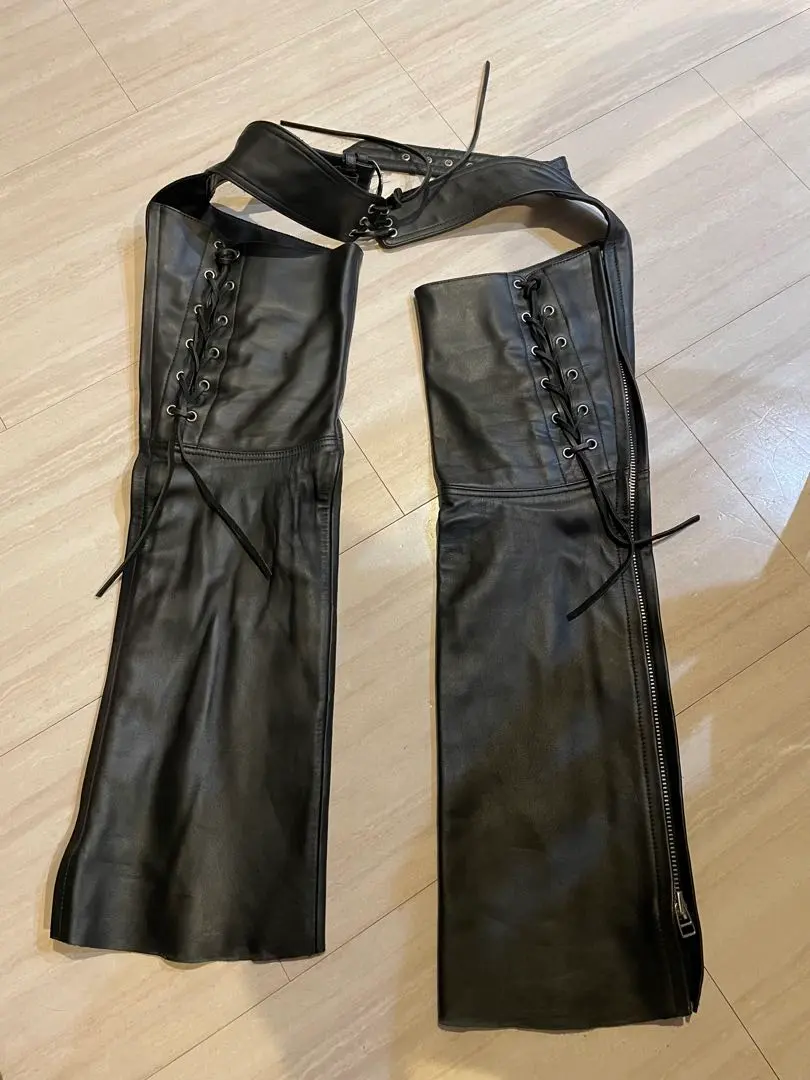 値下げ！未使用品　カドヤ　レザー チャップス 黒 レースアップ 革パンツ チャップス レザーパンツ｜カドヤ公式オンライン