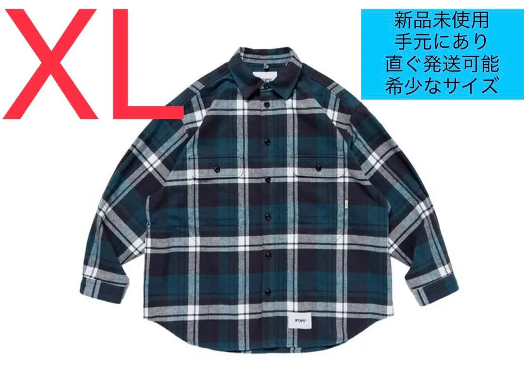 トップス wtaps 24SS WCPO 01/LS/COTTON/FLANNEL 2025年最新】wtaps wcpo 01 ls cotton flannel textileの人気