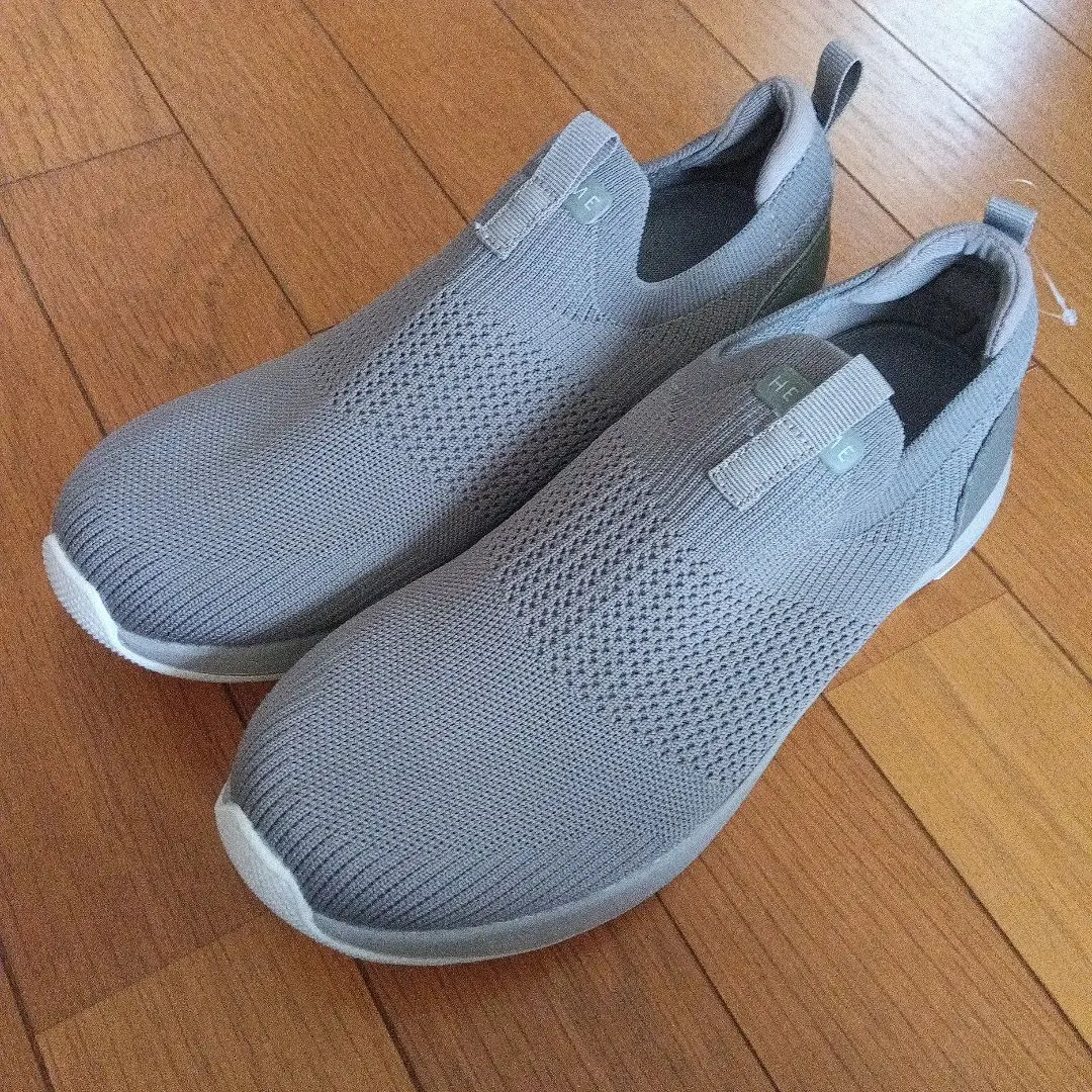 Thumbnail of Gray slip-on shoes