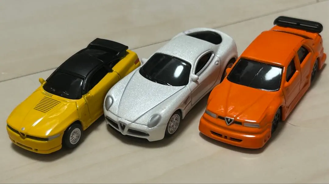 Thumbnail of Alfa Romeo Minicar 3-Piece Set - Not for Individual Sale. 1/72 Scale (Approximate). Kyosho Georgia.