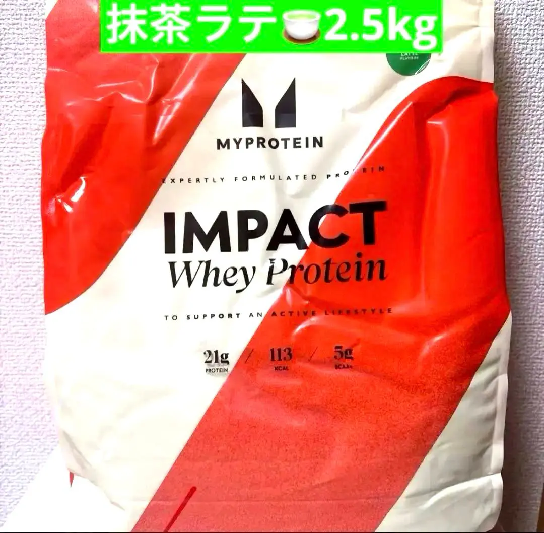 Impact 乳清蛋白 抹茶拿鐵 2.5kg 的縮圖