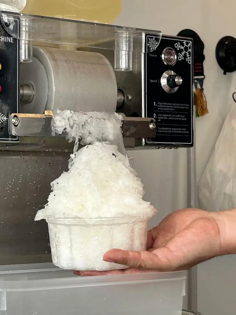 Blizzastar ブリザスター　かき氷機 イトピンス 業務用かき氷機 工事不要&100V電源で置くだけ簡単 Blizzastar