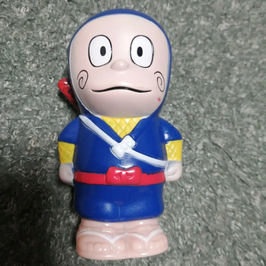 忍者ハットリくん ソフビ 貯金箱 ハットリくん&シンちゃん 2点 バンプレスト 忍者ハットリくん クリアタイプ ソフビ貯金箱 ハットリくん シン