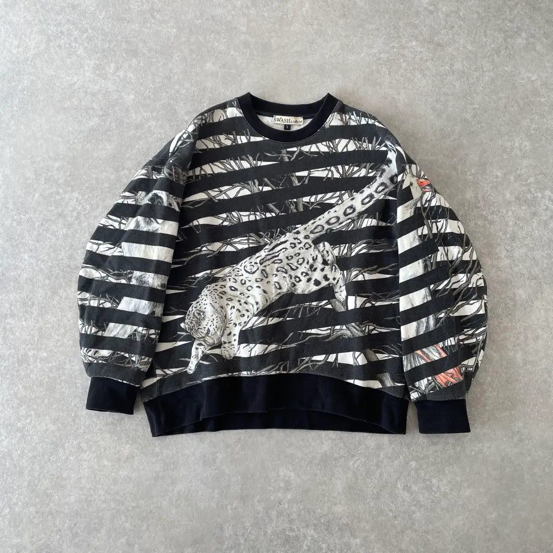 SWASH Londonアイスクリーム刺繍 ブラウンニットセーター SWASH Londonアイスクリーム刺繍 ブラウンニットセーター
