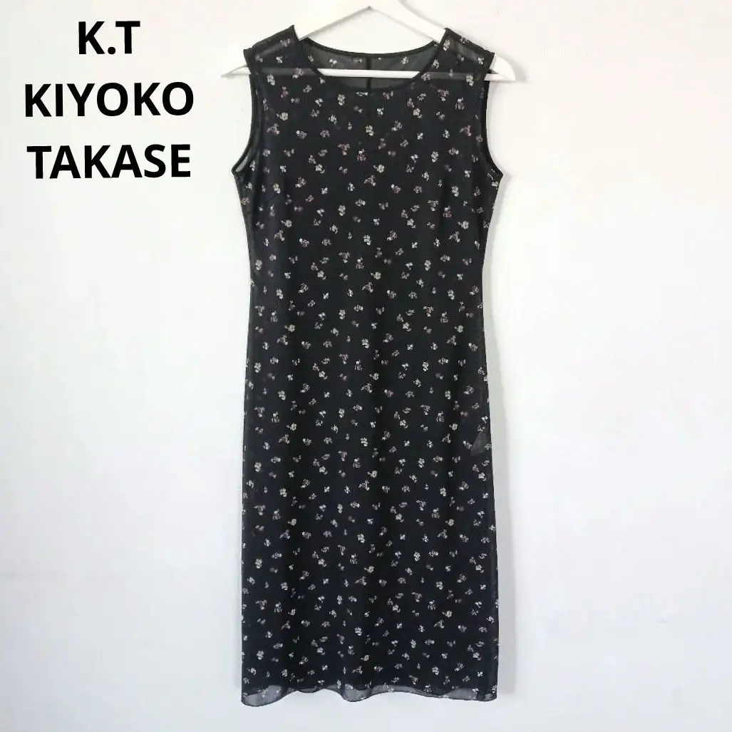 Thumbnail of 【K.T. Kiyoko Takase】Chiffon Dress Floral Print with Inner Camisole Dress
