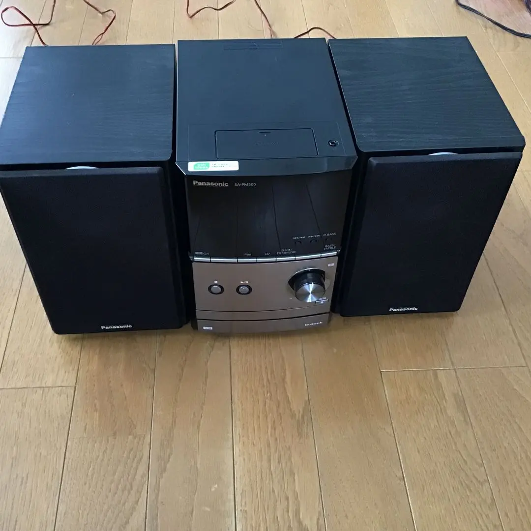 パナソニック　　Panasonic SA-PM500 ミニコンポ Panasonic SA-PM500 CD Stereo System USB 10cm PP Mica Sub | eBay