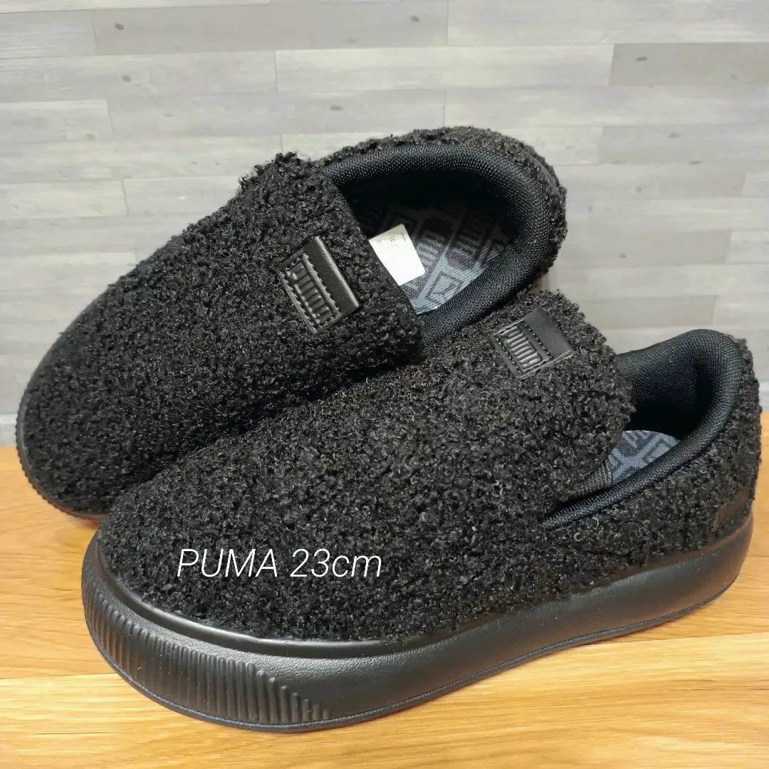 プーマ PUMA もこもこ ボア スリッポン 黒スニーカー 23cm 未使用品 2025年最新】Puma スリッポン ボアの人気アイテム - メルカリ