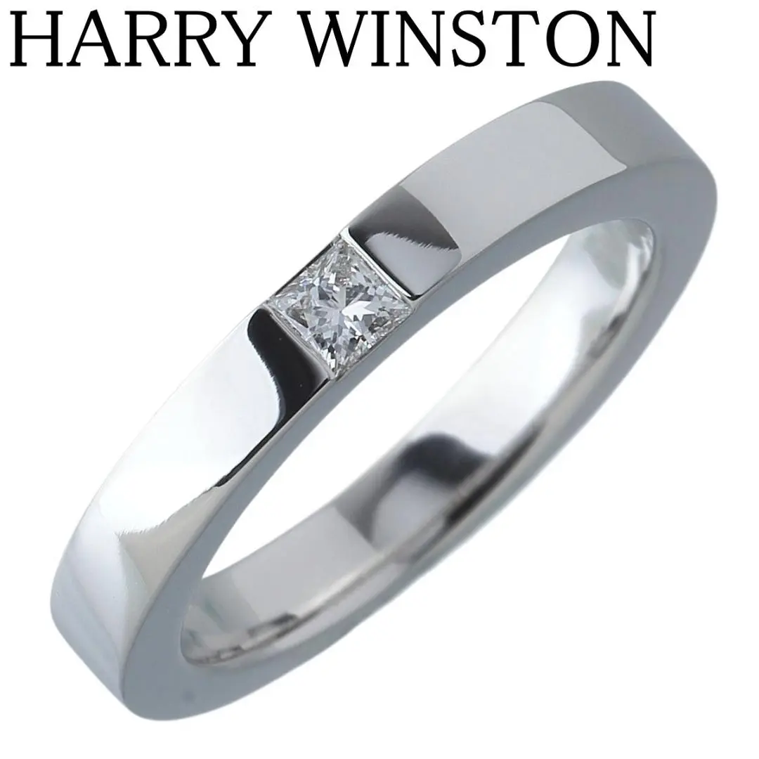 ハリーウィンストン マリッジ ダイヤリング プリンセスカット 7号強【21472 2025年最新】Harry Winston ハリーウィンストン プリンセス