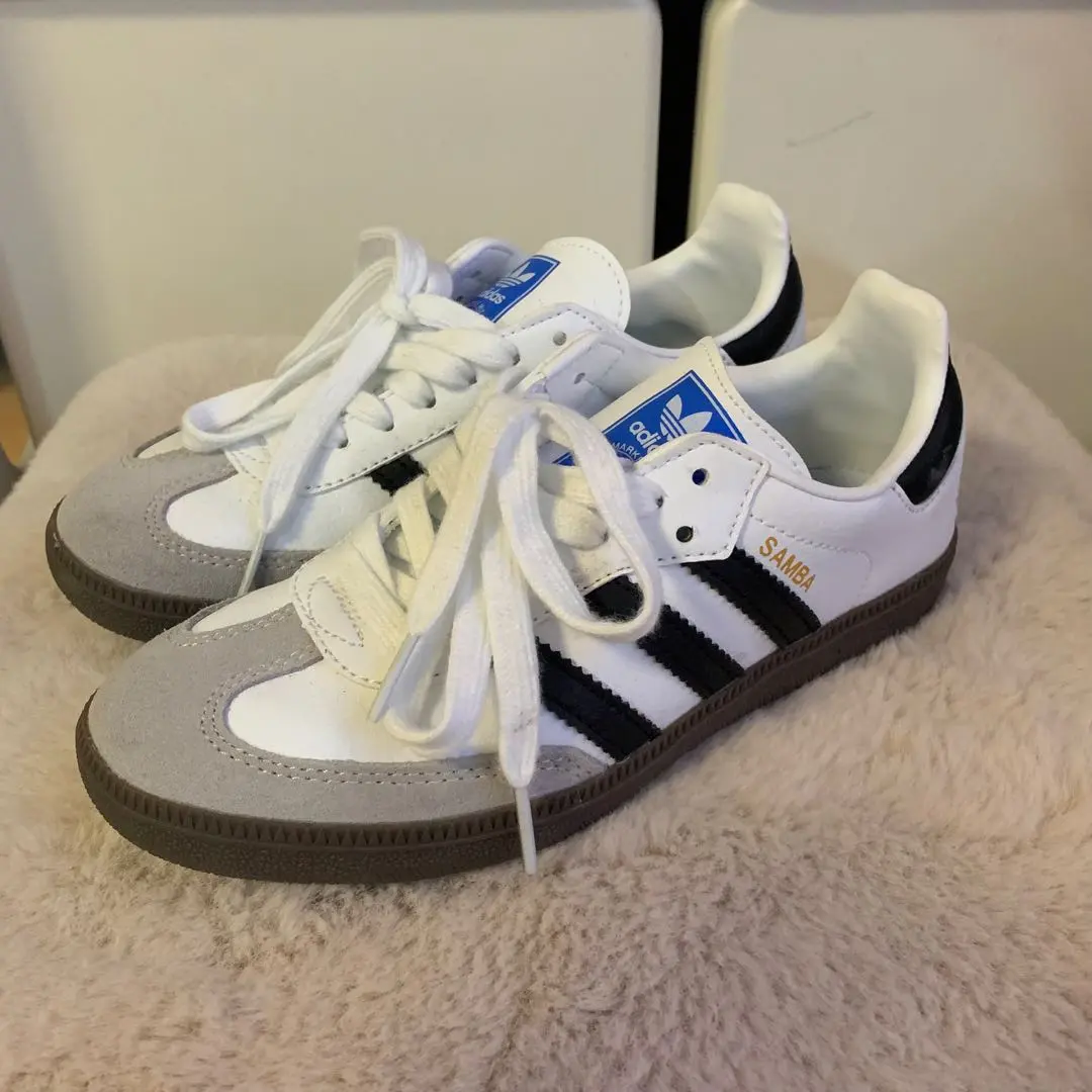（K25234）アディダス サンバ ヴィーガン 22.5㎝ ホワイト×ブラック 3/18・3/25発売｜adidas Samba Vegan 2colors｜抽選/販売/定価