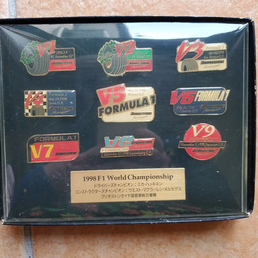 値下げ ブリヂストンのF1バッジ 2008年物 【コレクション用