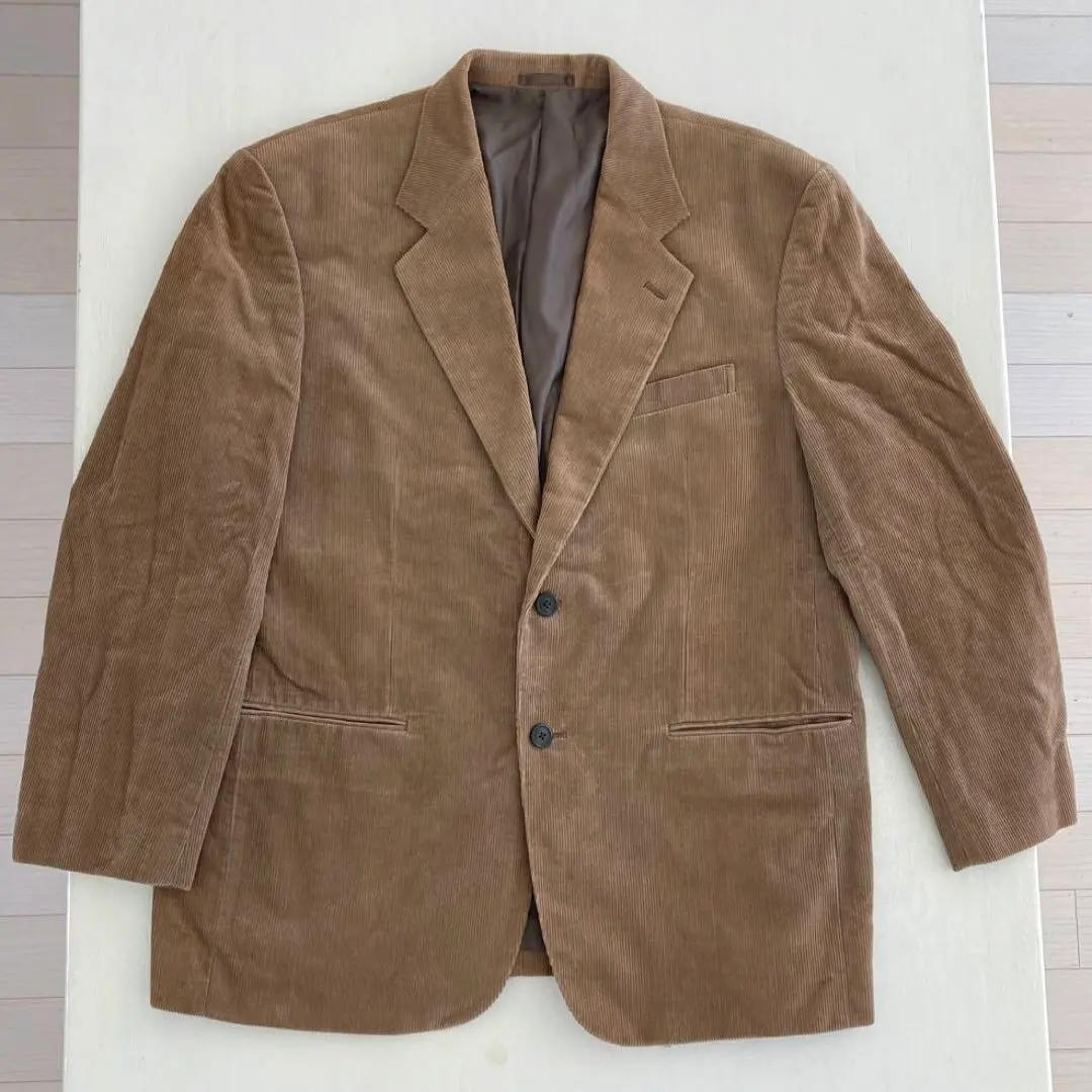 Thumbnail of PLAYBOY Playboy Beige Corduroy Tailored Jacket