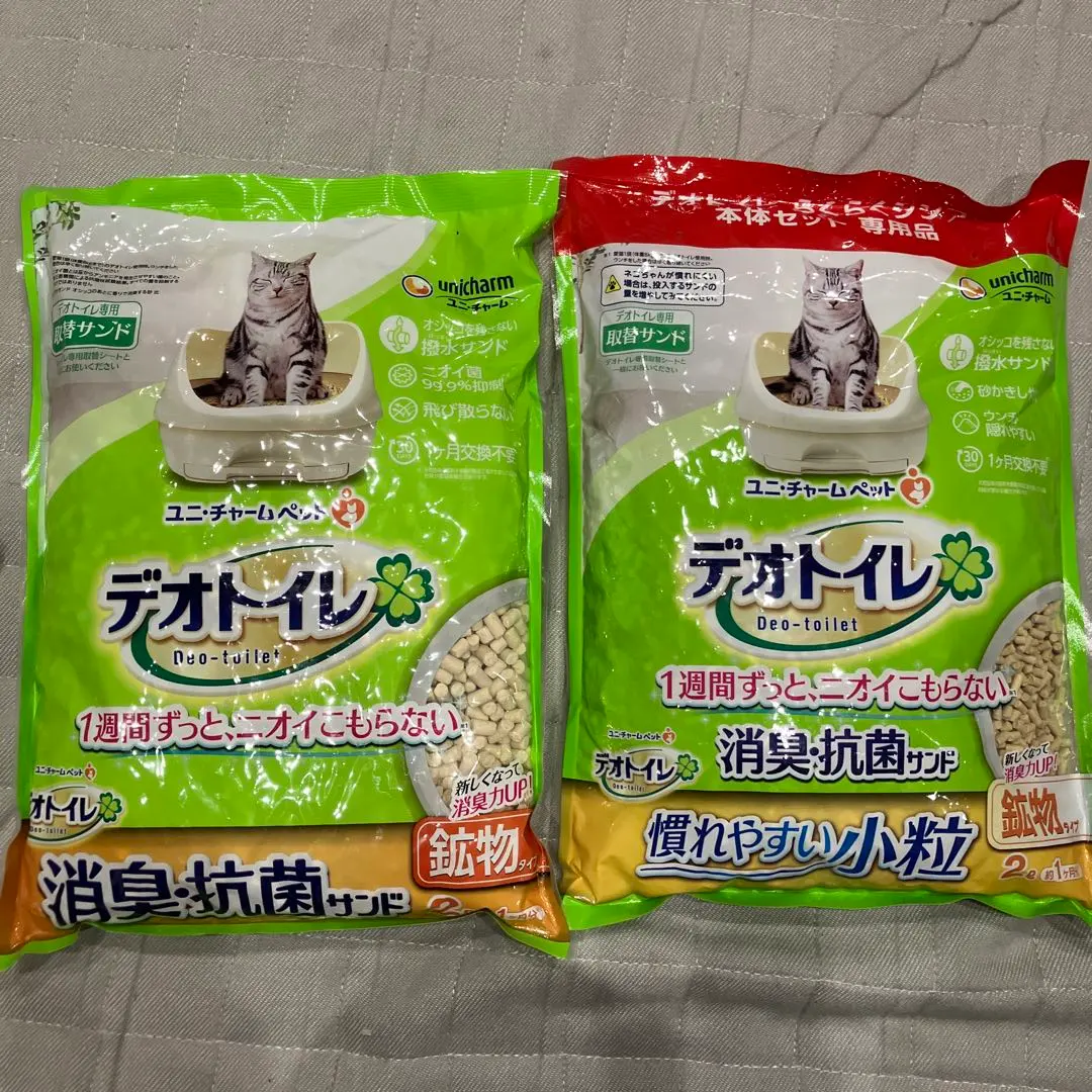 Thumbnail of Deo Toilet Cat Litter, Deodorizing and Antibacterial, 2L, Easy-to-Use Small Granules, 2L