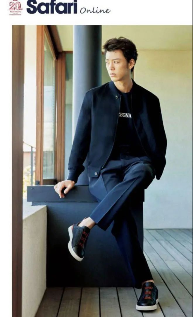 未使用品✨エルメネジルド・ゼニア スニーカー トリプルステッチ ディアスキン 黒 Ermenegildo Zegna - 【中古】エルメネジルドゼニア Ermenegildo