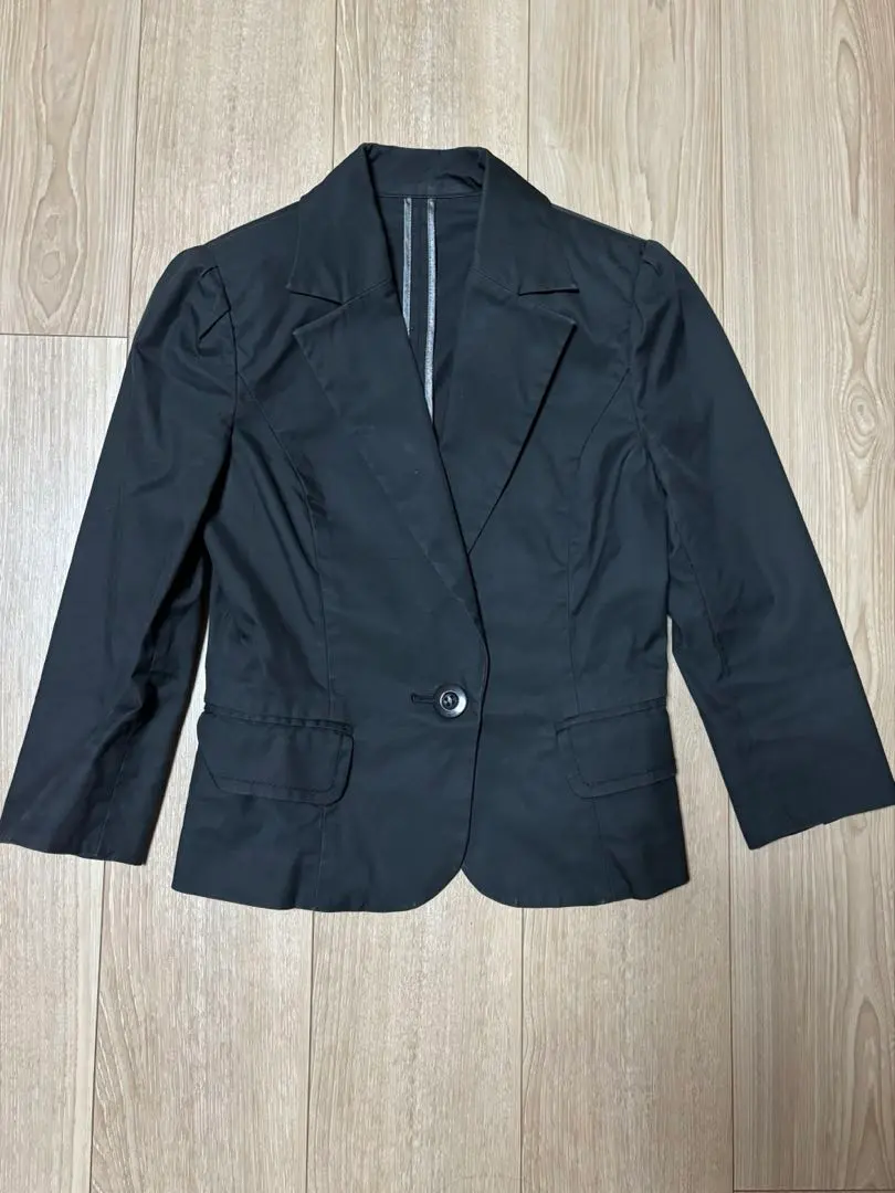 Thumbnail of OZOC OZOC Black Tailored Jacket 36