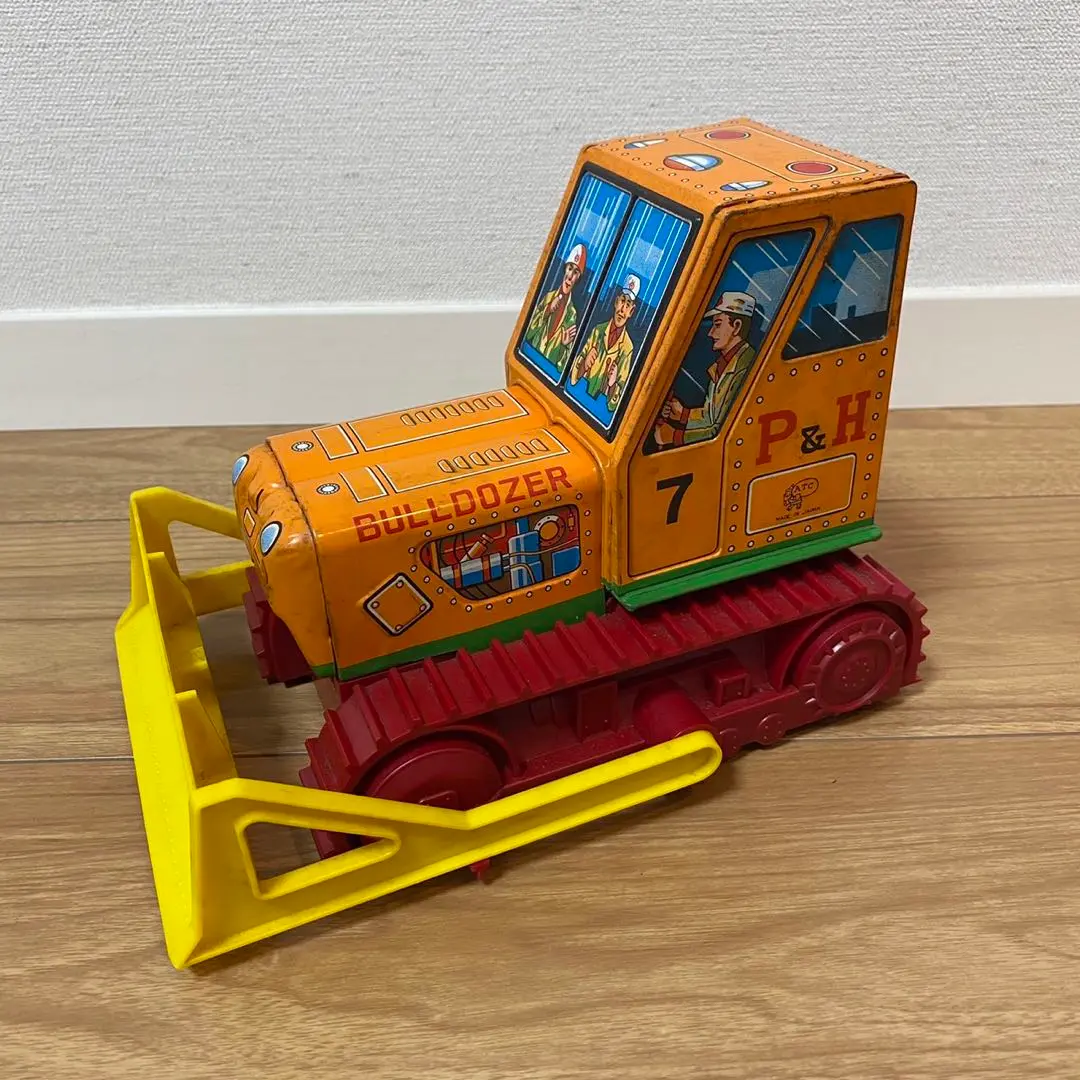 50年代 ブリキ ロボット ブルドーザー マルサン ビンテージ ブリキ ロボット ブルドーザー マルサン 50年代 ビンテージ