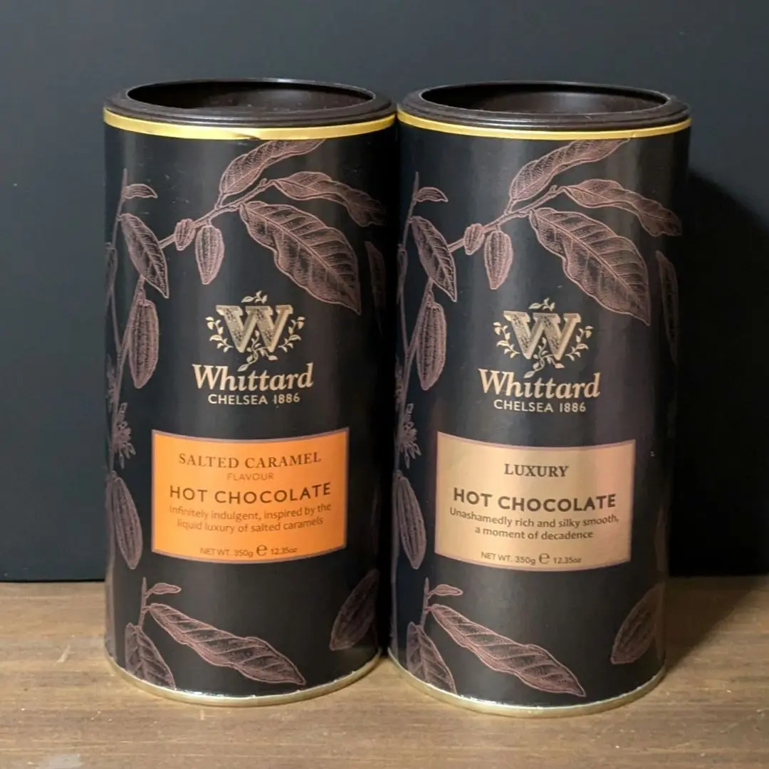 【英国高級紅茶メーカー】Whittard 3種ホットチョコレートクリスマス缶 イギリス土産】ホットチョコレートがおすすめ？なイギリス老舗