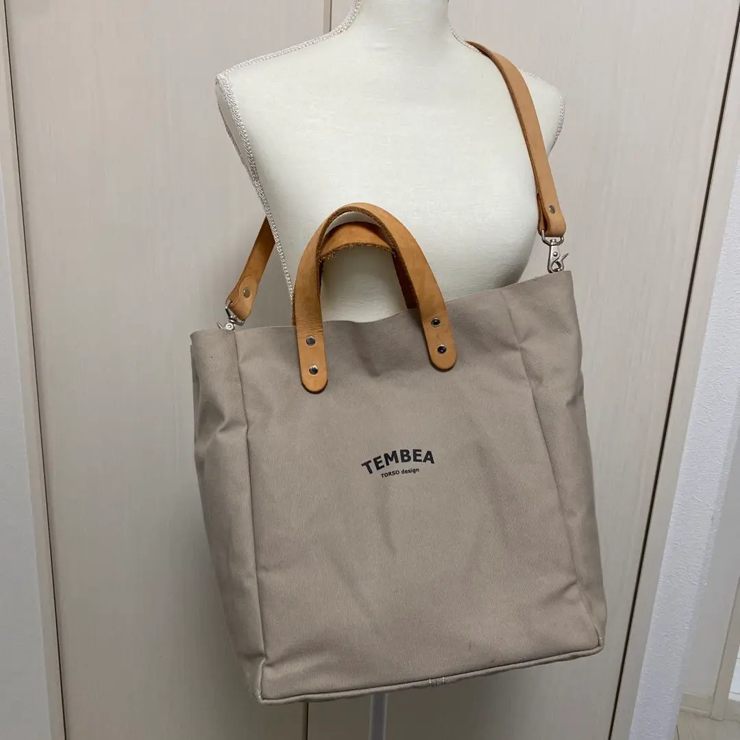 TEMBEA ブラウン キャンバス マザーズバッグ