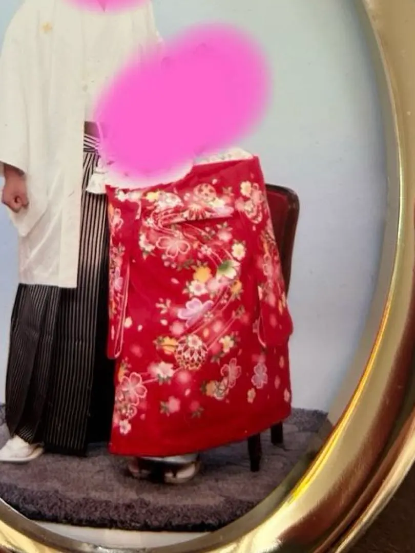 Thumbnail of Girl's Kimono, Shrine Visit, First Outfit, with Nagajuban (Under Kimono)