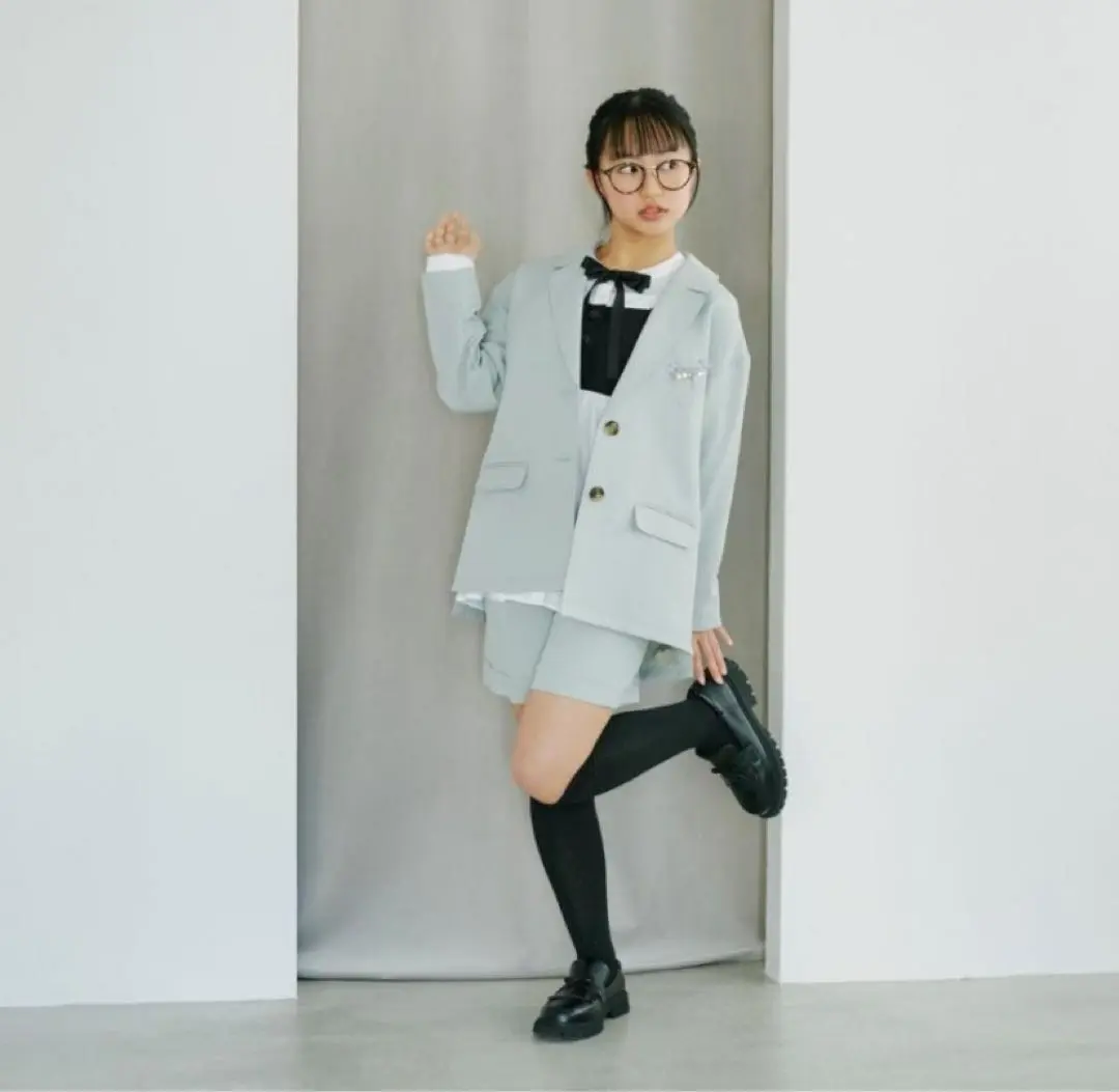 土日限定価格【165】エルアンノワール パイピング フォーマル セット 卒服 土日限定価格【165】エルアンノワール パイピング フォーマル