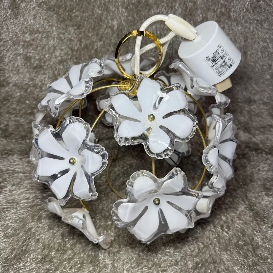 g1025652654　2つセットキシマ　ブーケペンダントライト花 キシマ ペンダントライト 1灯 ブーケ 球形 天井照明 LED 対応