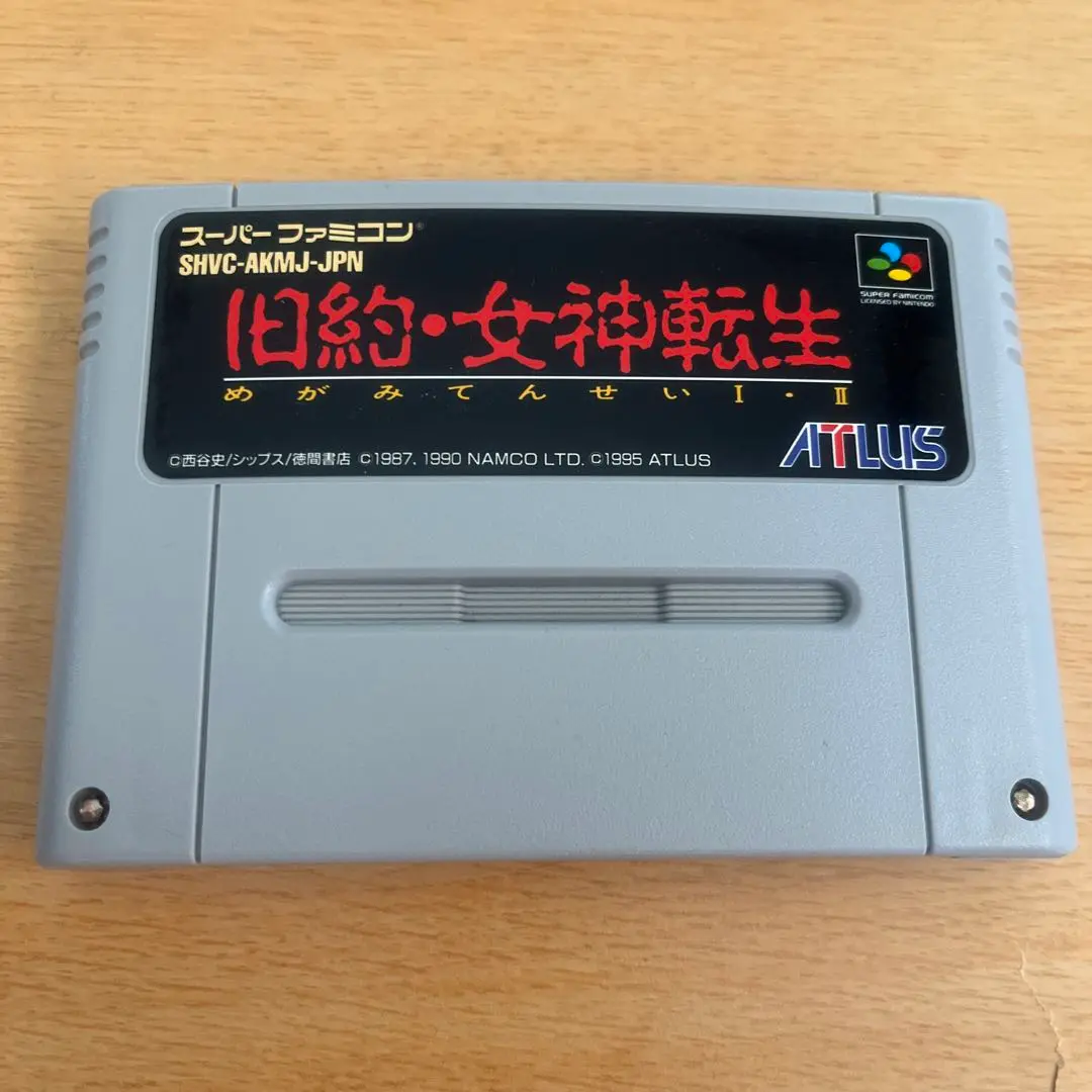 スーパーファミコン 旧約・女神転生 後期ROM,バグ修正版 Yahoo!オークション - SFC 旧約・女神転生 後期ROM バグ修正版