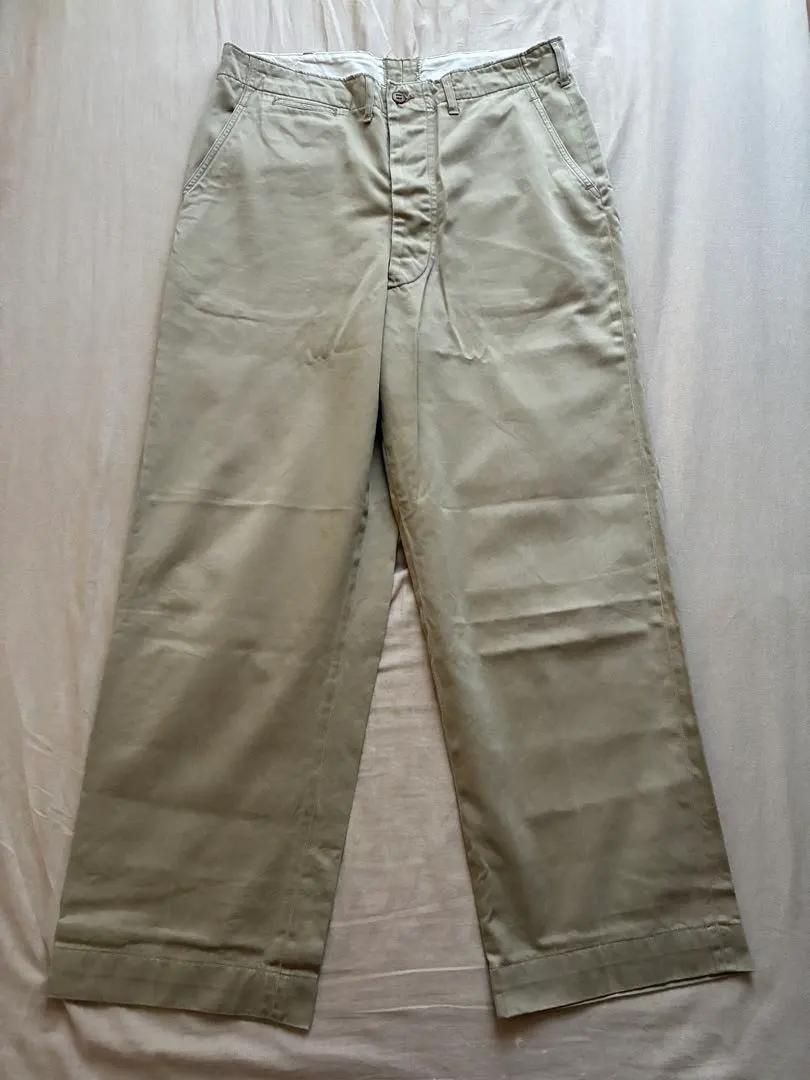 Thumbnail of 50s M-45 Chino Pants US ARMY 45 Khaki Vintage