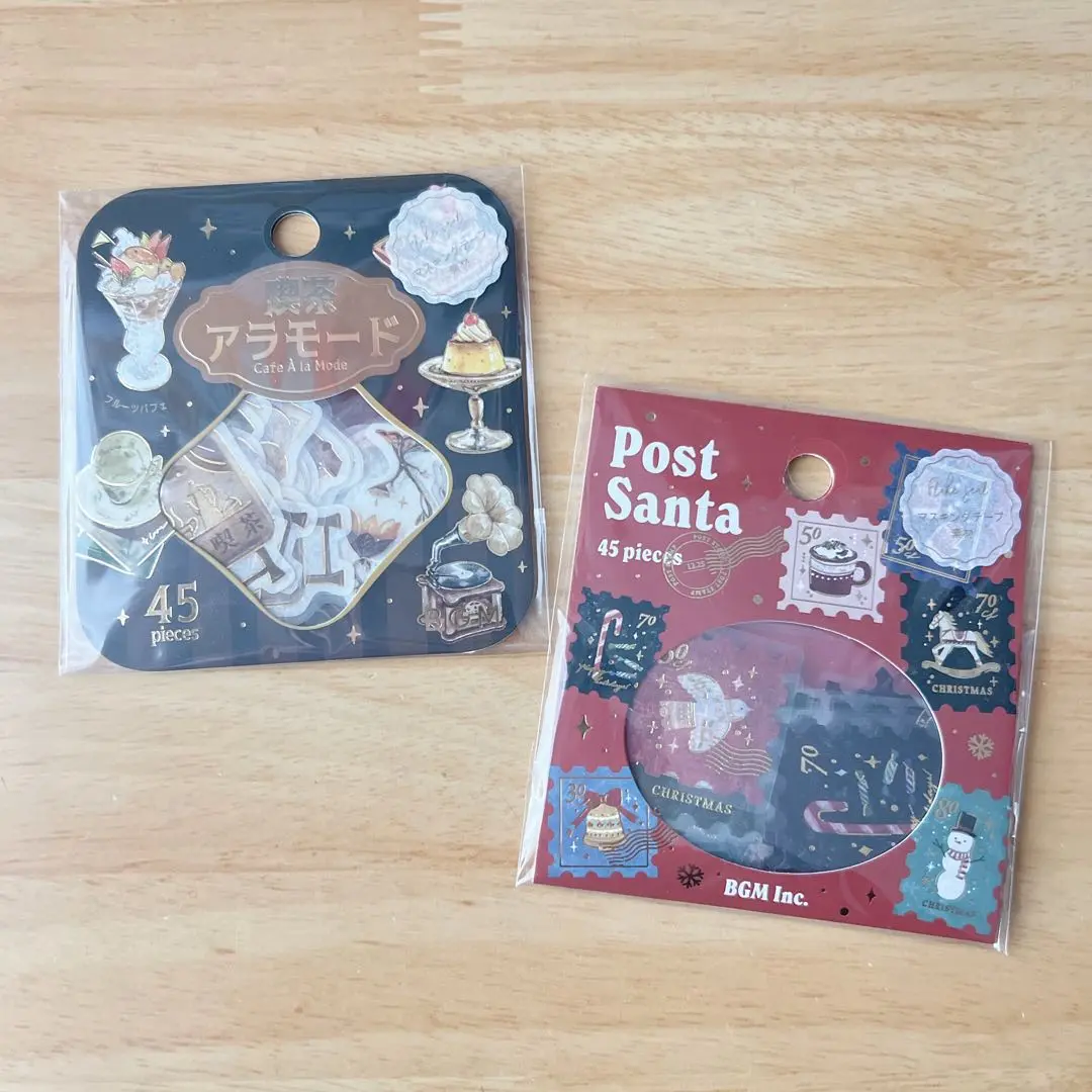❤️お値下げ中❤️【新品】BGM　フレークシール　クリスマス飾り ❤️お値下げ中❤️【新品】BGMフレークシールクリスマス飾り