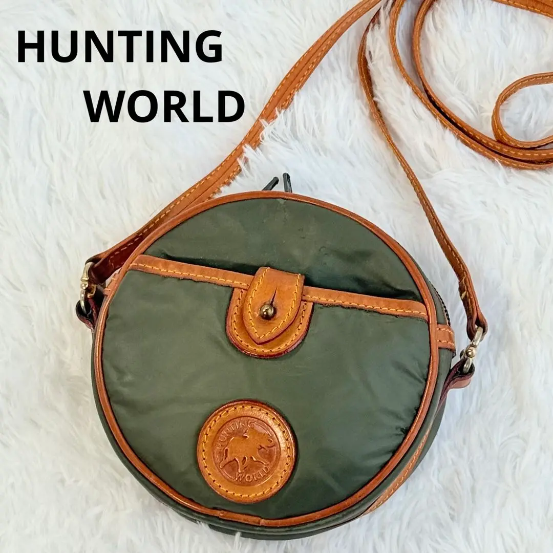 HUNTING WORLD ショルダーバッグ オリーブグリーン huntingwordオリーブグリーン ショルダーバッグ - メルカリ