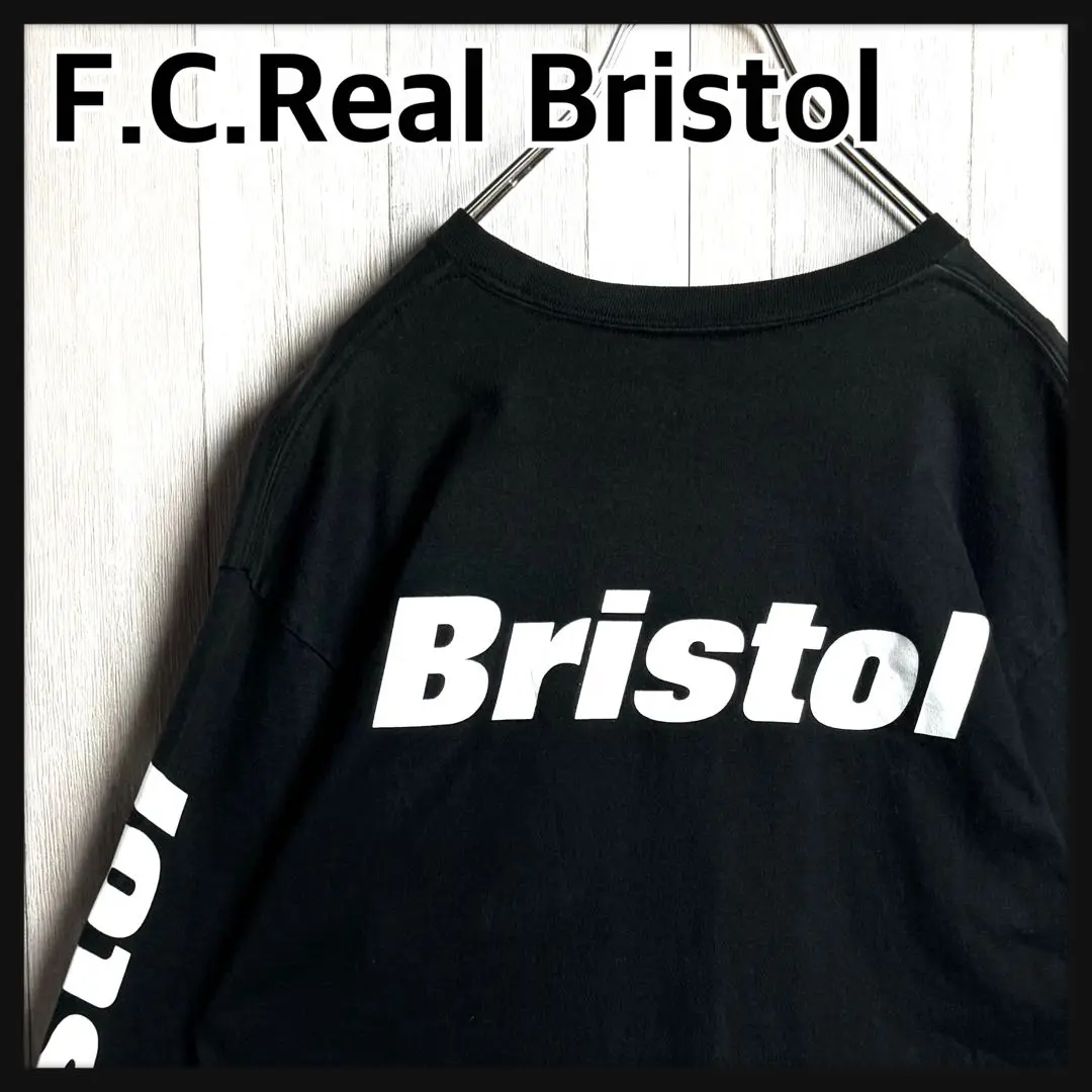 Bristol 長袖カットソー 黒 未使用 2025年最新】F.C.Real Bristol 汚れ・破れ・臭いなど：なし 七分