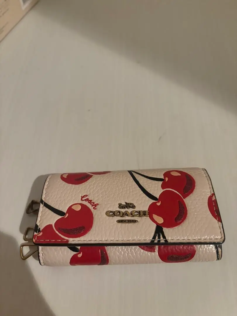 ♡さくらこ♡【新品】COACH♡5リングキーケース チェリープリント ♡さくらこ様専用♡【新品】COACH♡5リングキーケース チェリー