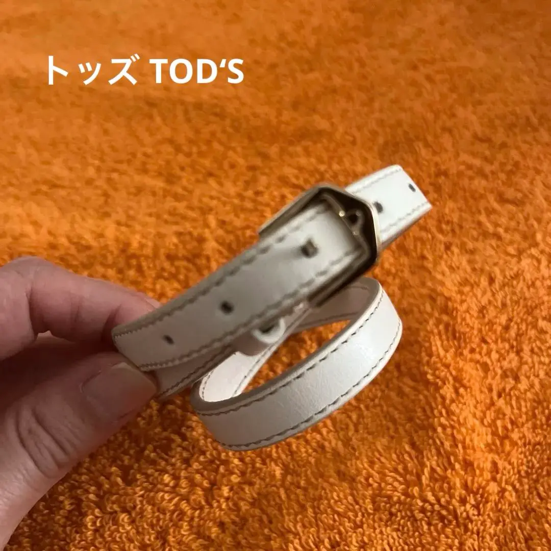 トッズダブルＴバックルベルトレディースベルト Amazon | [トッズ] レザー ベルト リバーシブル T タイムレス