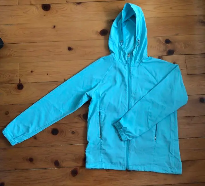 Thumbnail of LATERRA Sky Blue Sportswear Long Sleeve Hooded