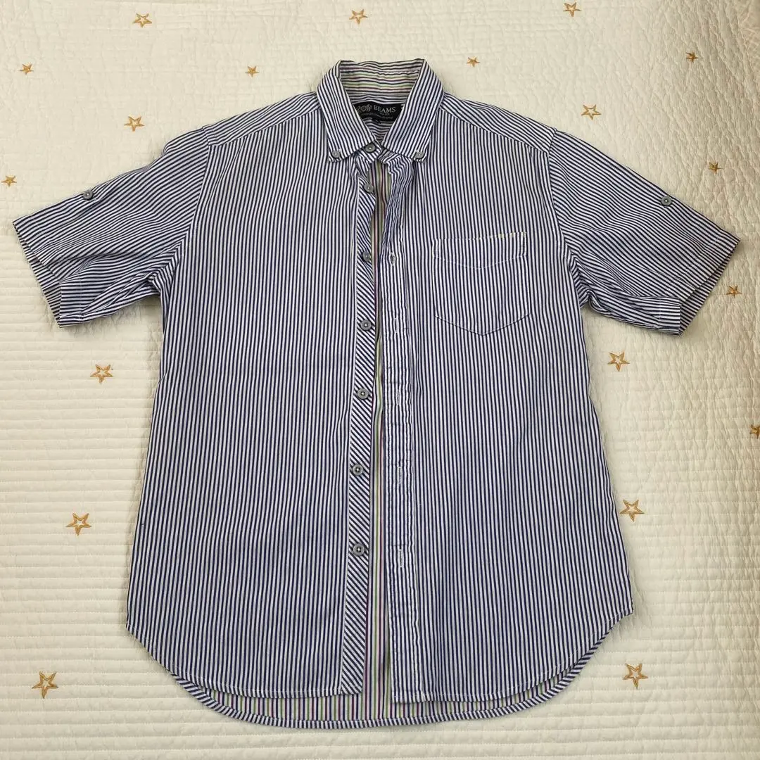 Thumbnail of BEAMS Short Sleeve Shirt M Striped