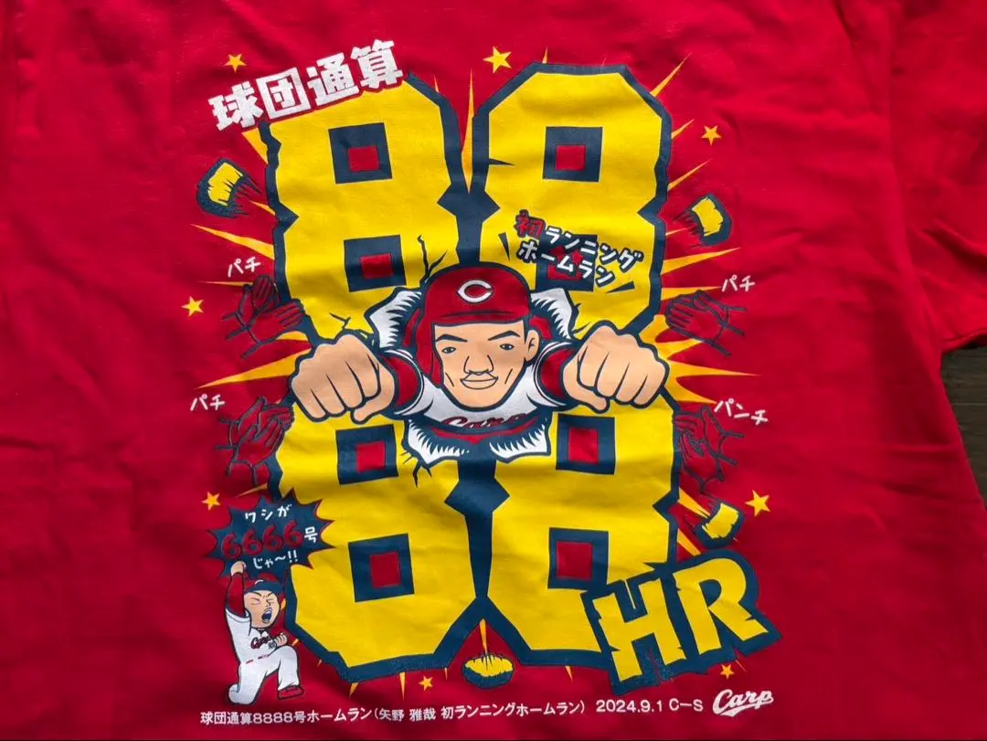 値下げ交渉可能】カープ 矢野雅哉選手 直筆サイン入りハイ