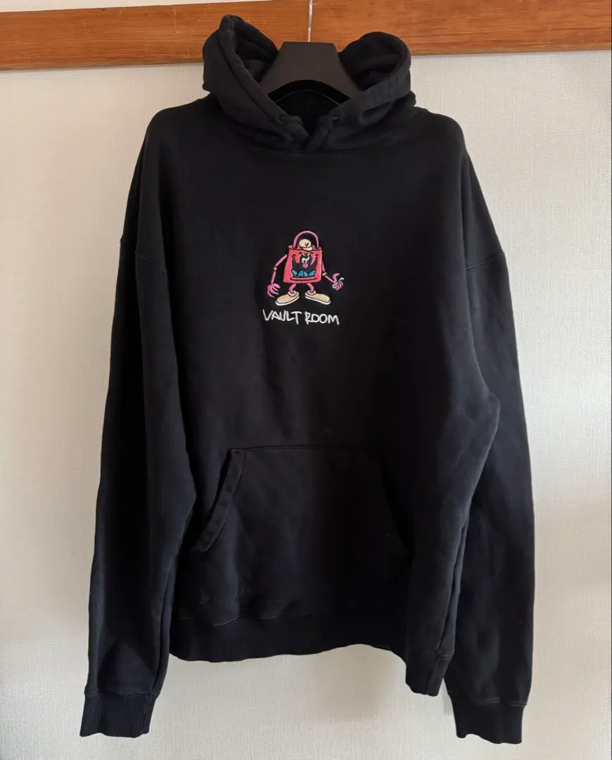 vaultroom devil hoodie L パーカー ブラック vaultroom 