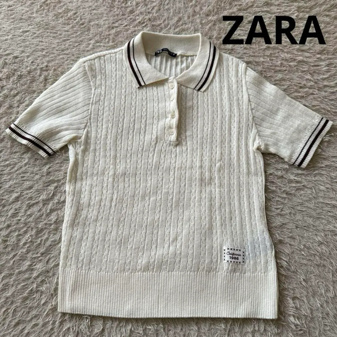 Thumbnail of ZARA Knit Polo Short Sleeve
