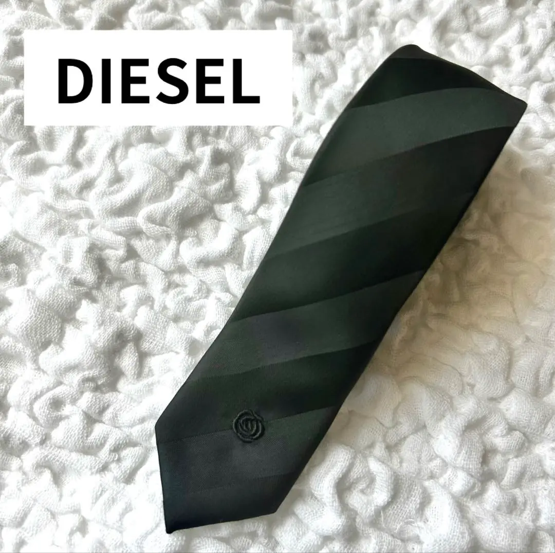 DIESEL ディーゼル ネクタイ ナロー 無地 ワンポイント デニム ジーンズ DIESEL ディーゼル WAYKEE デニムパンツ ジーンズ ボタンフライ