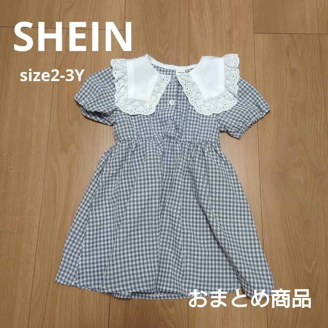 Thumbnail of SHEIN Gingham Check Short Sleeve Dress 2-3Y
