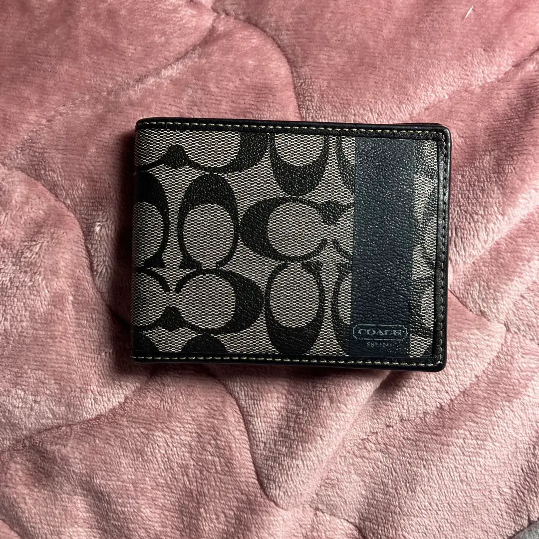 COACH 皮革製雙摺錢包 的縮圖