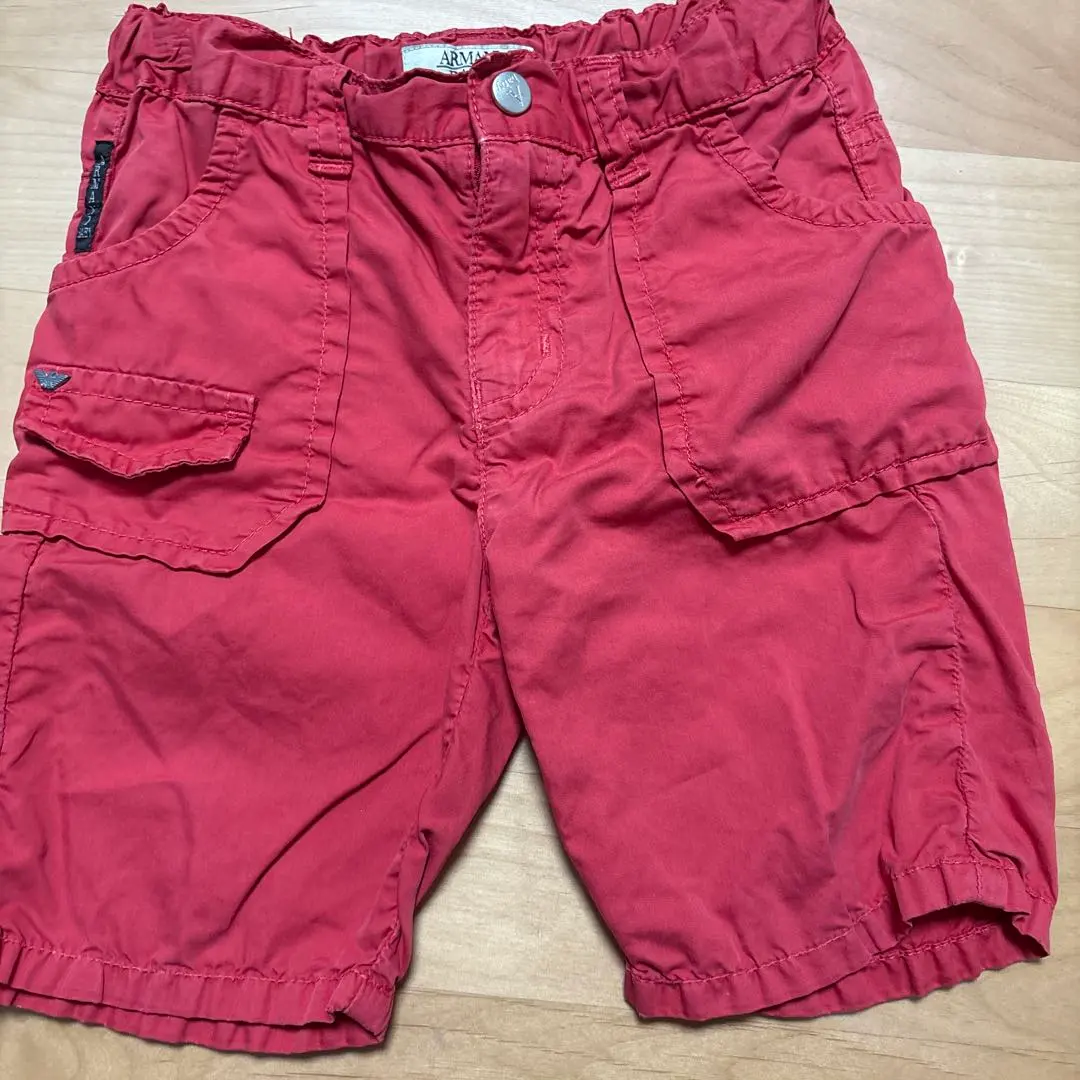ARMANI BABY 紅色口袋短褲 12M 的縮圖