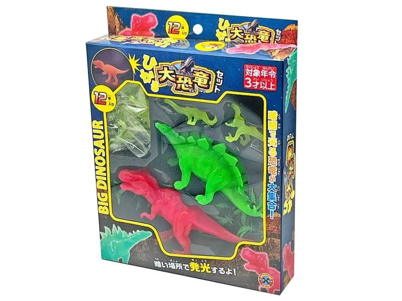 Thumbnail of Glow-in-the-dark Dinosaur Set - 12 pieces