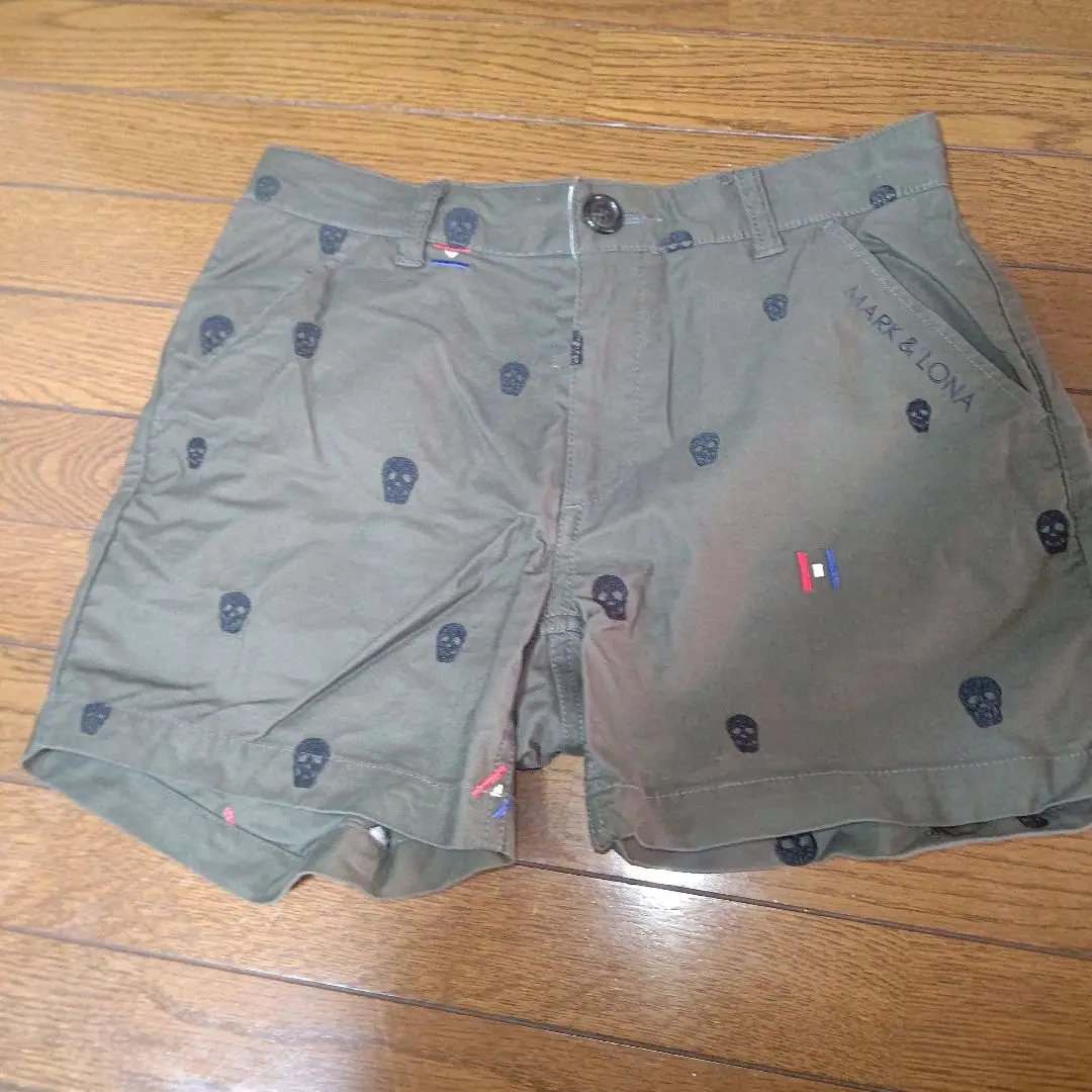 美品✨️MARK & LONA ショートパンツ MARK＆LONA マークアンドロナ ゴルフウェア ショートパンツ 黒 M
