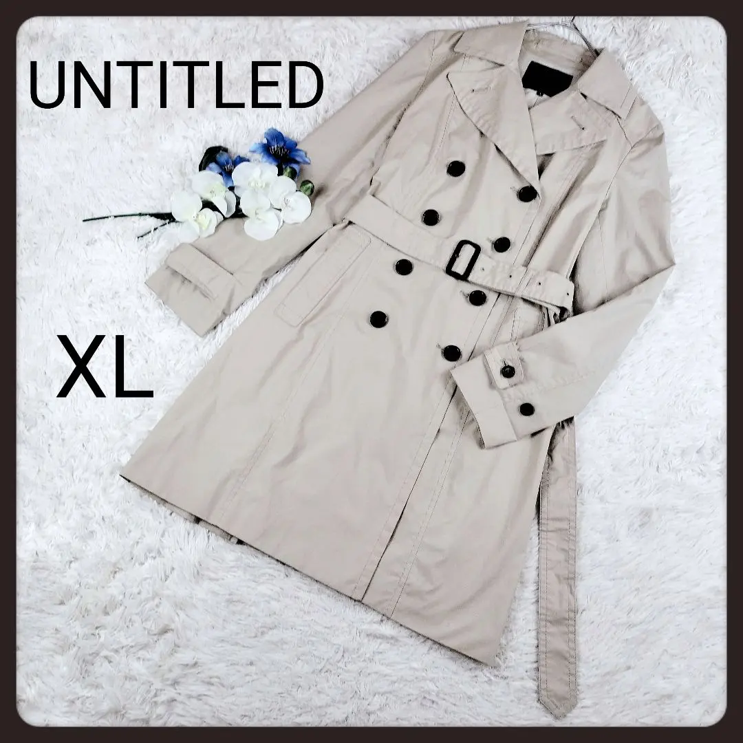 Thumbnail of UNTITLED Double Breasted Trench Coat Beige XL Plus Size