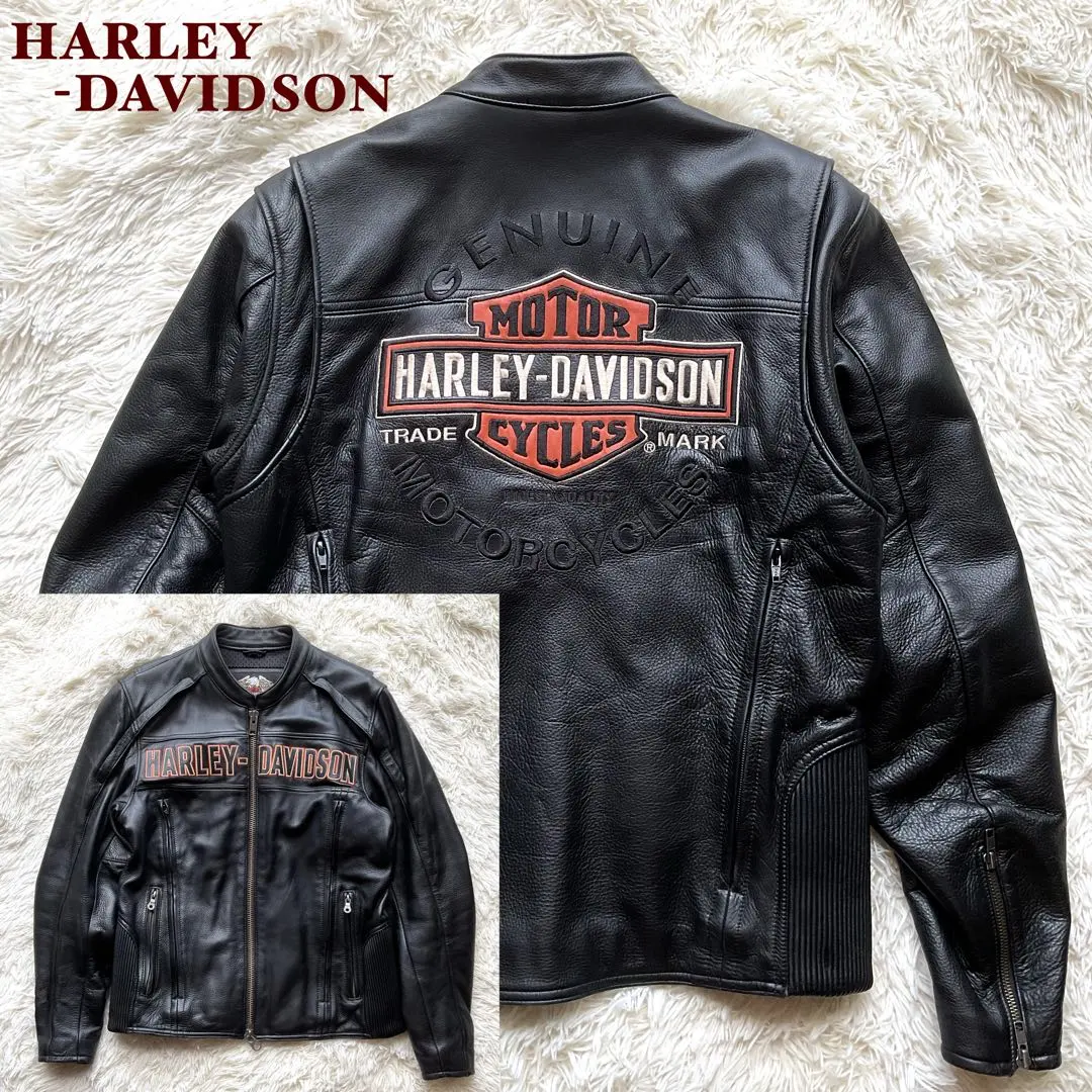 Thumbnail of Excellent condition ✨ Harley-Davidson Leather Jacket Single Riders M Black Current Model