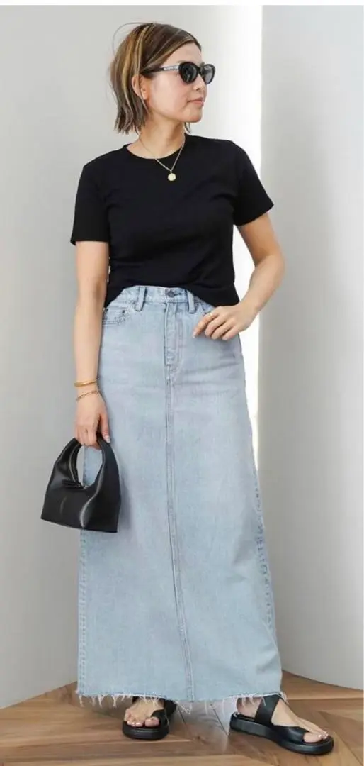 美品　EVERYDAY I LIKE. Denimスカート デニムスカート Deuxieme Classe（ドゥーズィエムクラス）の「EVERYDAY I LIKE