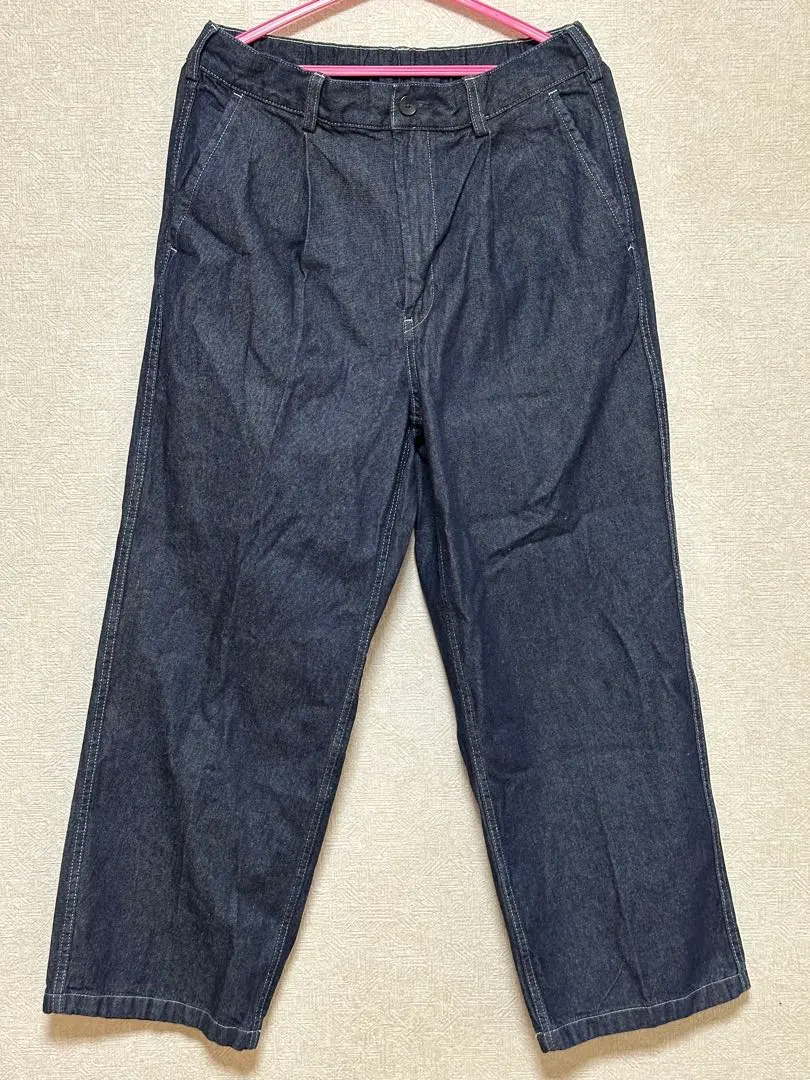 Thumbnail of Denim Baggy Slacks (Length Standard 68.0-72.0cm) (Can be set up)