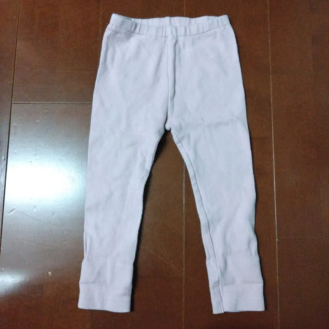 Thumbnail of Uniqlo Dusty Pink Ribbed Baby Leggings